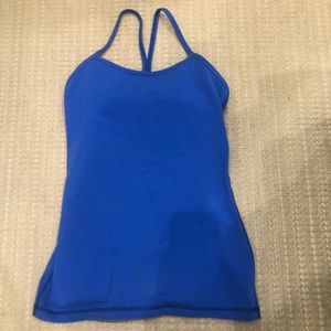 Lululemon Power Y tank in blue, size 6